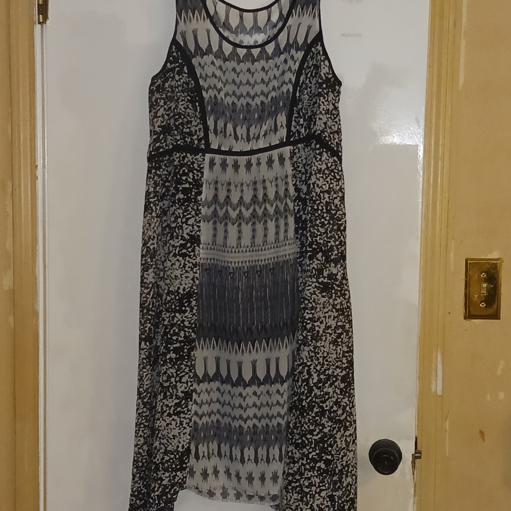 CATO Black and White A line dress 14/16W